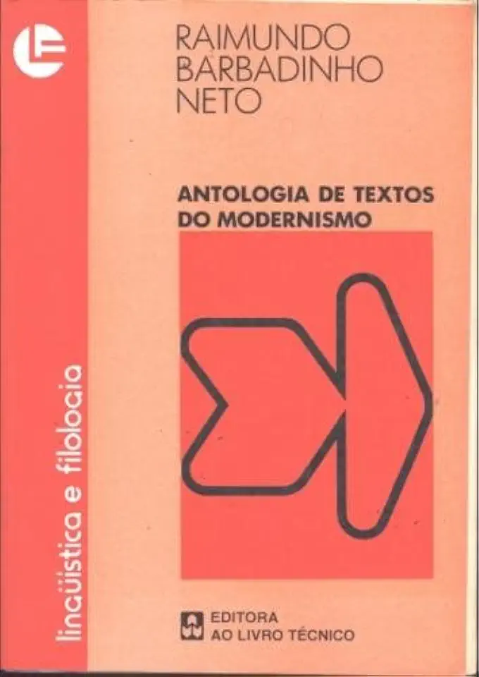 Capa do Livro Antologia de Textos do Modernismo - Raimundo Barbadinho Neto