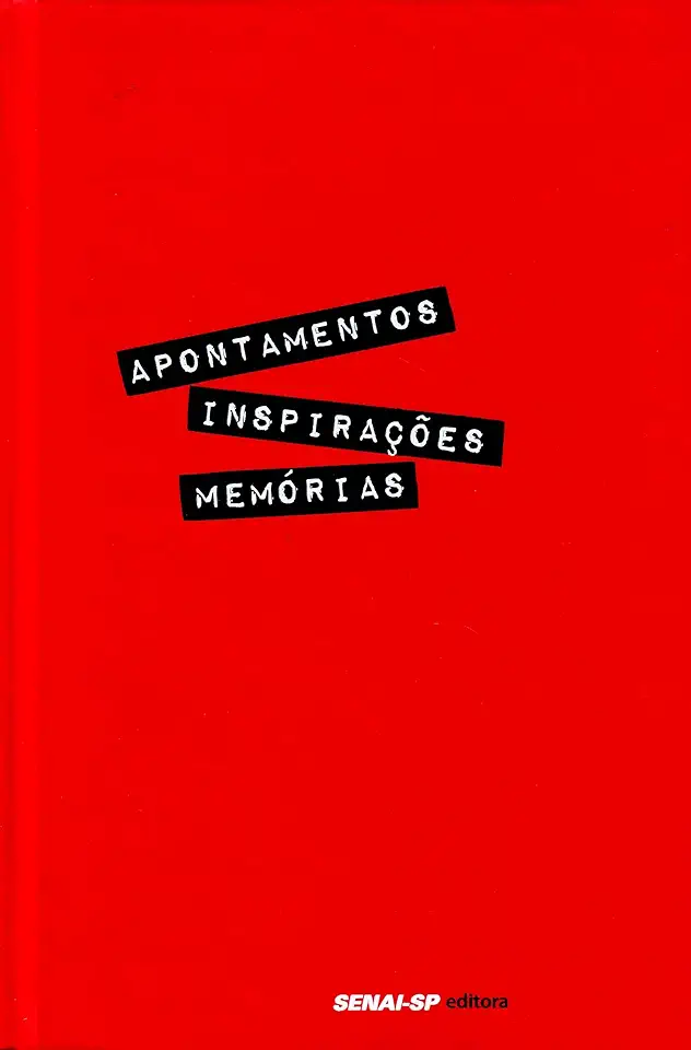 Capa do Livro Apontamentos Inspirações Memórias Série Design - SENAI SP