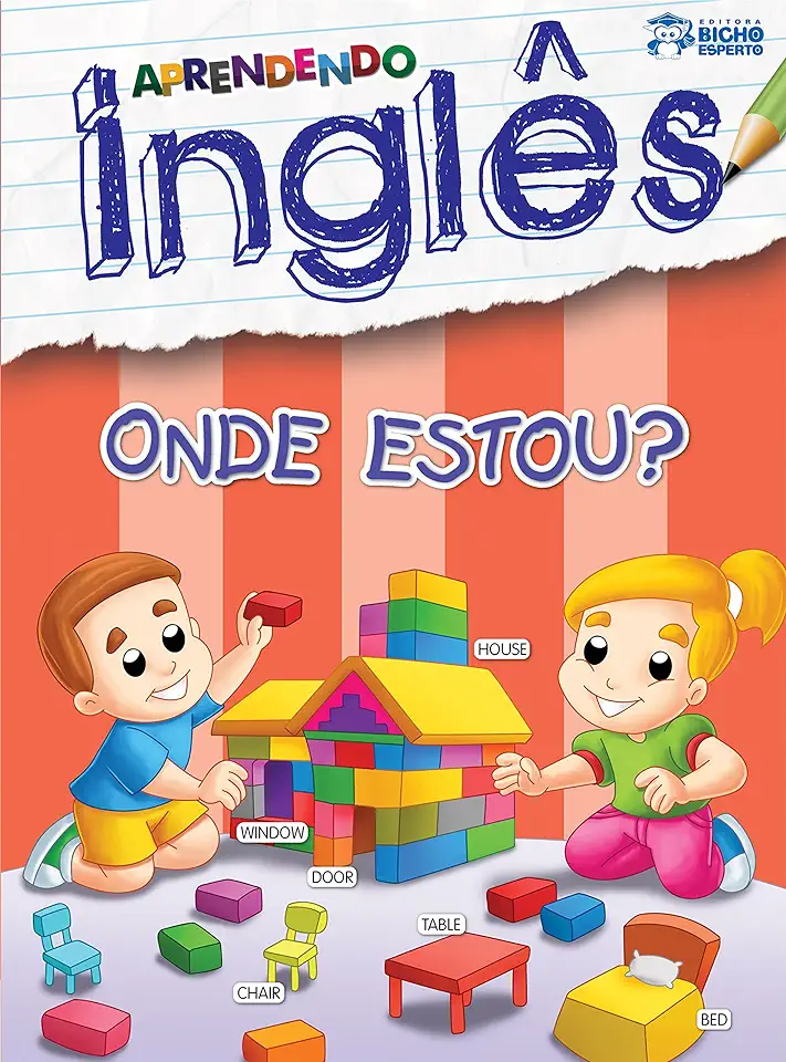 Capa do Livro Aprendendo Inglês - Onde Estou? - Bicho Esperto