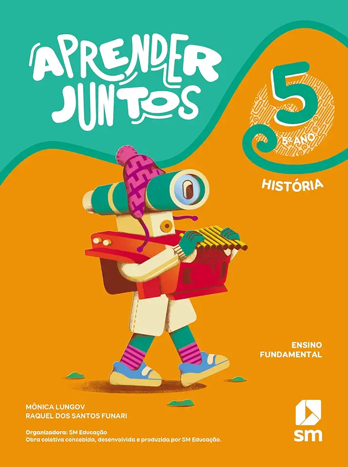 Capa do Livro Aprender Juntos: História - 5º Ano - Mônica Lungov, Raquel dos Santos Funari