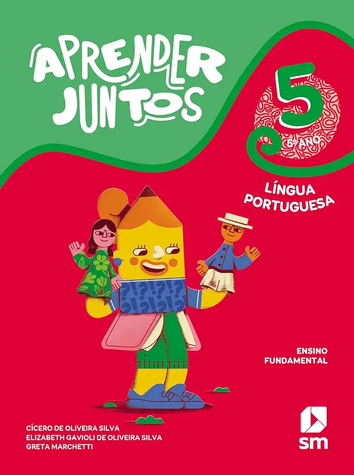 Capa do Livro Aprender Juntos: Português 5 (la) Bncc Ed 2021 - Cícero De Oliveira Silva