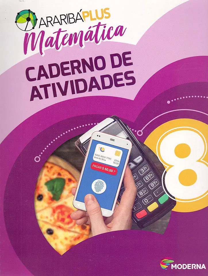 Capa do Livro Araribá Plus Matemática- Caderno de atividades 8º ano - Varios