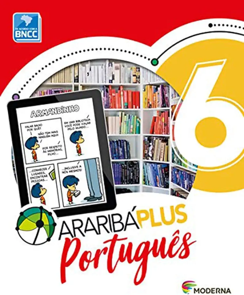 Capa do Livro Araribá Plus - Português - 6º Ano - Vários