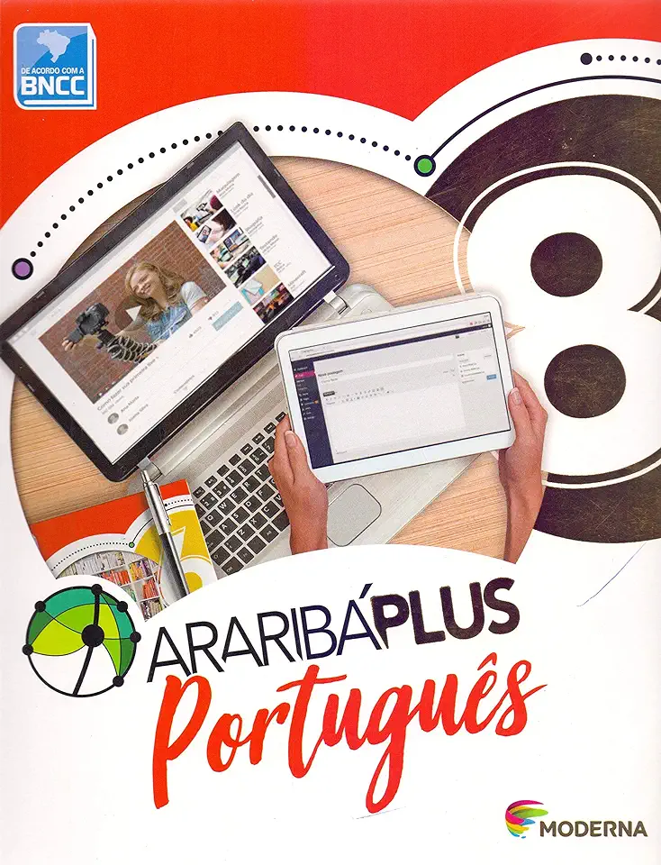 Capa do Livro Araribá Plus - Português - 8º Ano - Vários