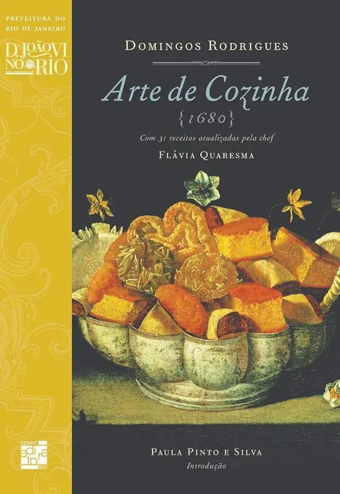 Capa do Livro Arte de Cozinha - Domingos Rodrigues