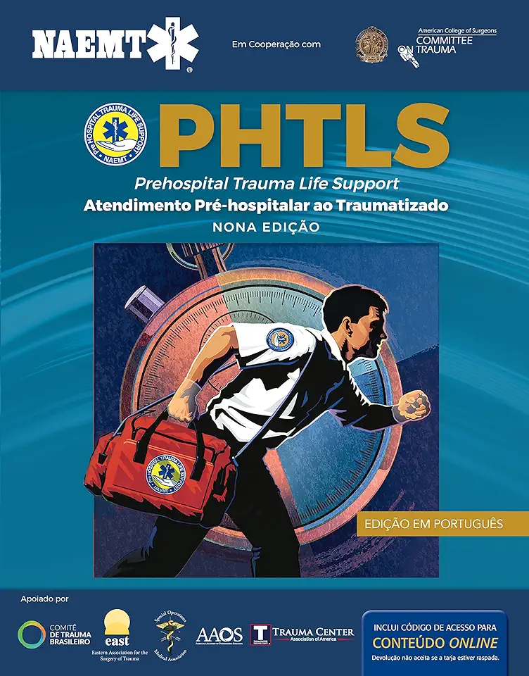 Capa do Livro Atendimento Pré-hospitalar ao Traumatizado: Phtls - Naemt