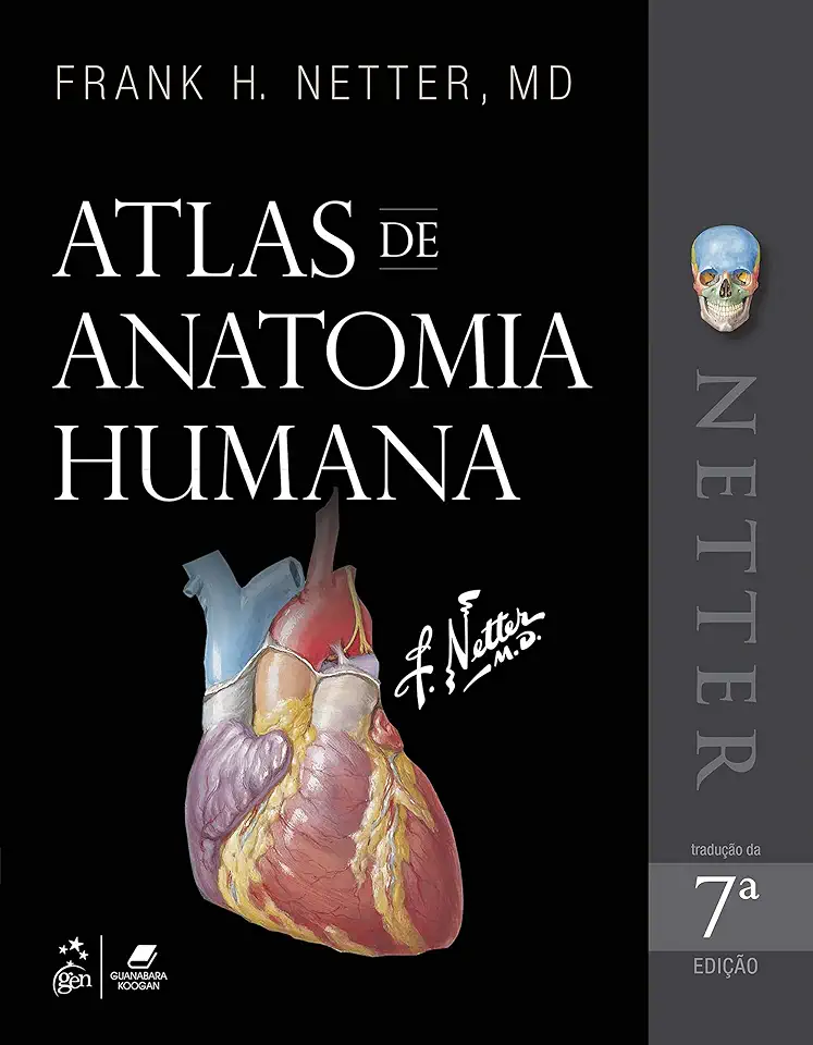 Capa do Livro Atlas de Anatomia Humana - Frank H. Netter