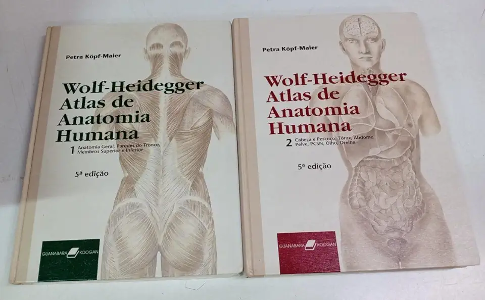 Capa do Livro Atlas de Anatomia Humana - G. Wolf Heidegger