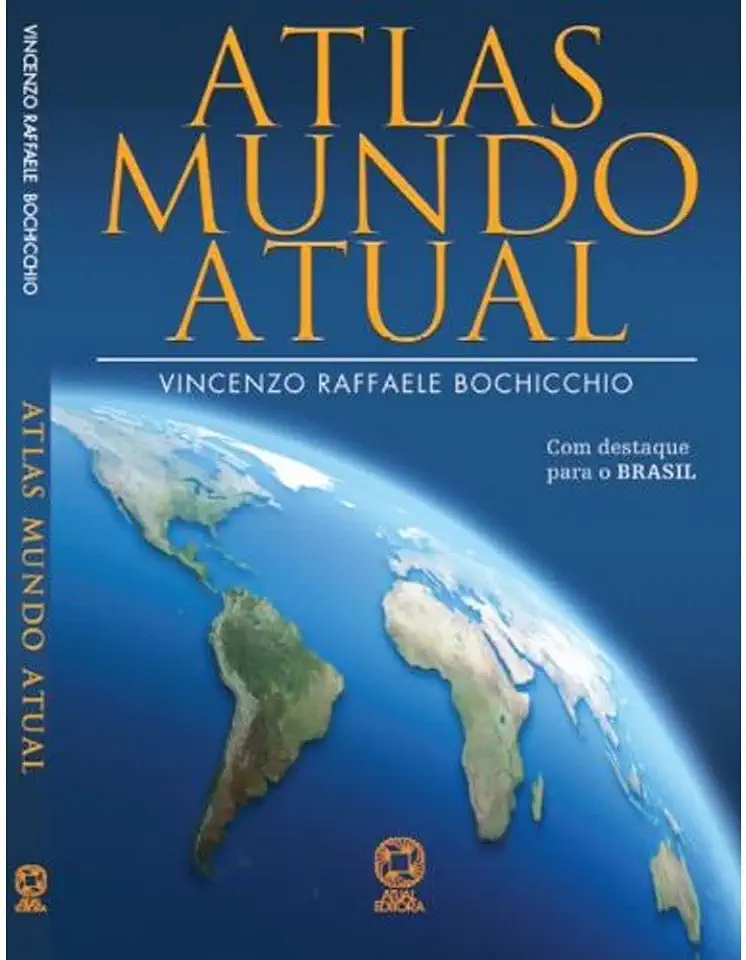 Capa do Livro Atlas Mundo Atual - Vincenzo Raffaele Bochicchio