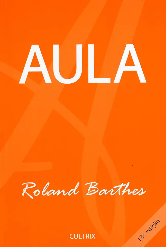 Capa do Livro Aula - Roland Barthes