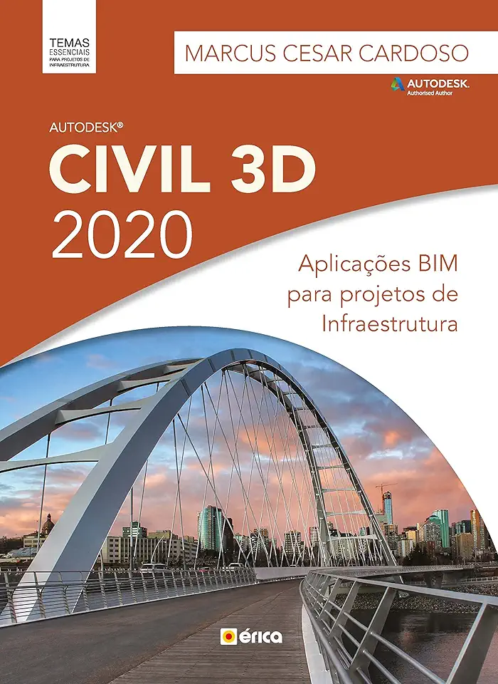 Capa do Livro Autodesk Civil 3D 2020 - Cardoso, Marcus Cesar