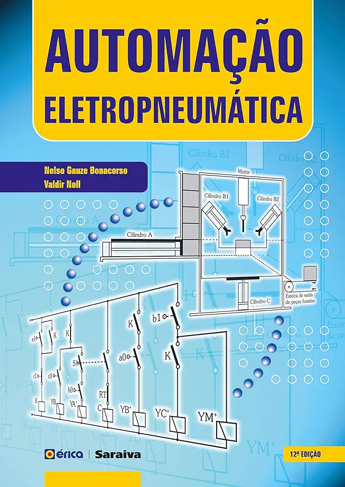 Capa do Livro Automação Eletropneumática - Nelso Gauze Bonacorso / Valdir Noll