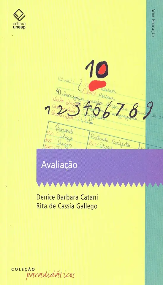 Capa do Livro Avaliação - Denice Barbara Catani