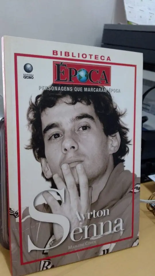 Capa do Livro Ayrton Senna - Marleine Cohen