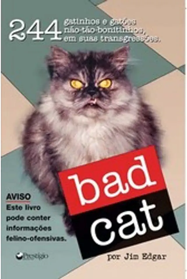 Capa do Livro Bad Cat - Jim Edgar