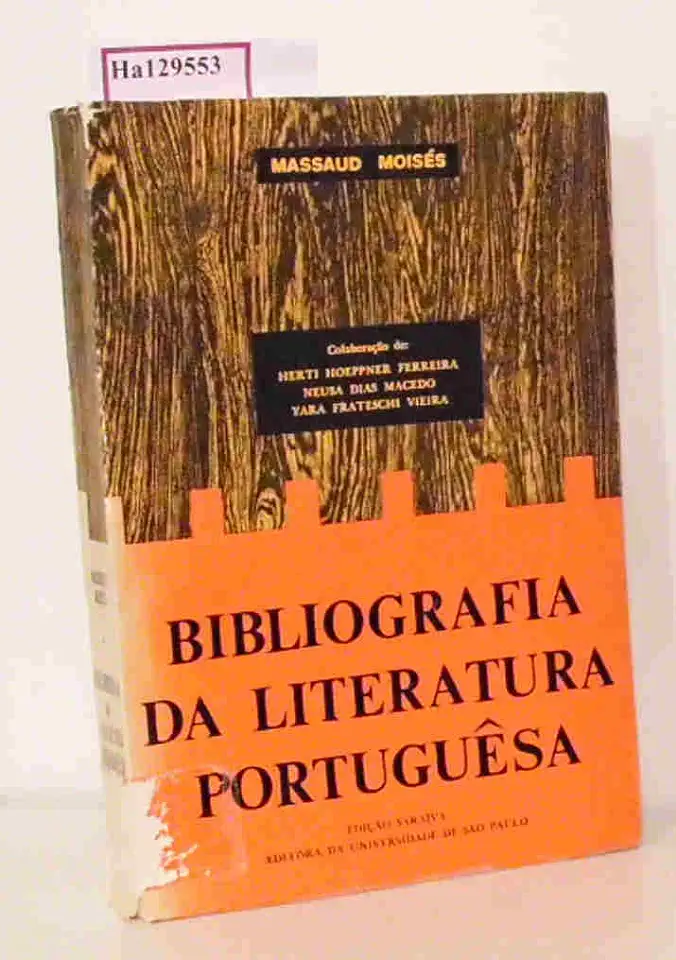 Capa do Livro Bibliografia da Literatura Portuguesa - Massaud Moisés