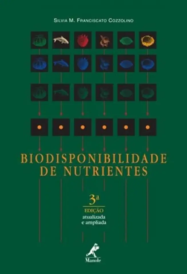 Capa do Livro Biodisponibilidade de Nutrientes - Silvia M. Franciscato Cozzolino