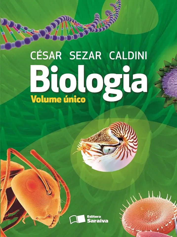 Capa do Livro Biologia Volume único - César da Silva Junior - Sezar Sasson