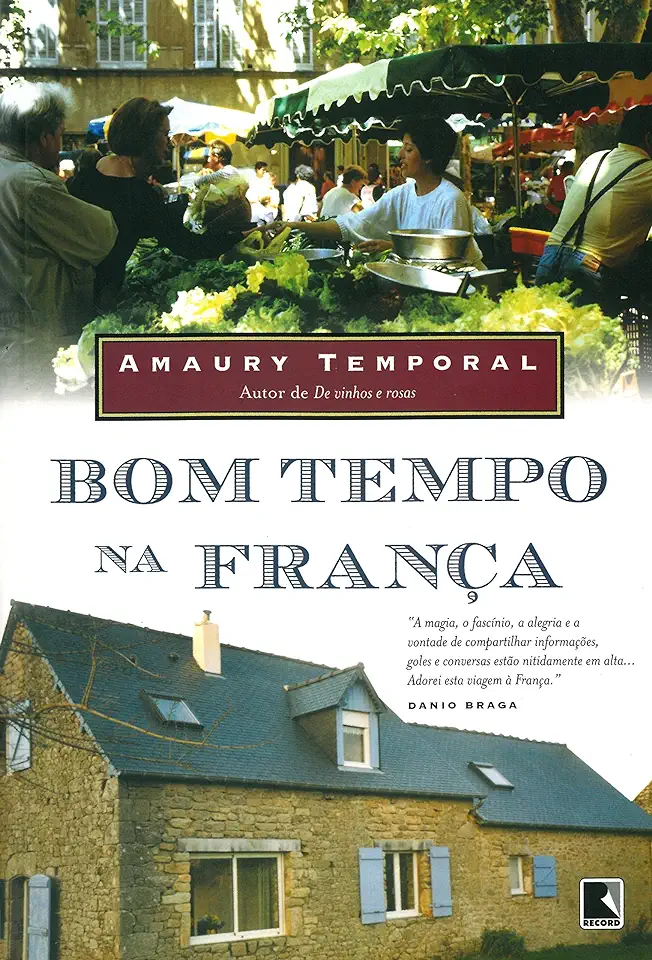 Capa do Livro Bom Tempo na França - Amaury Temporal