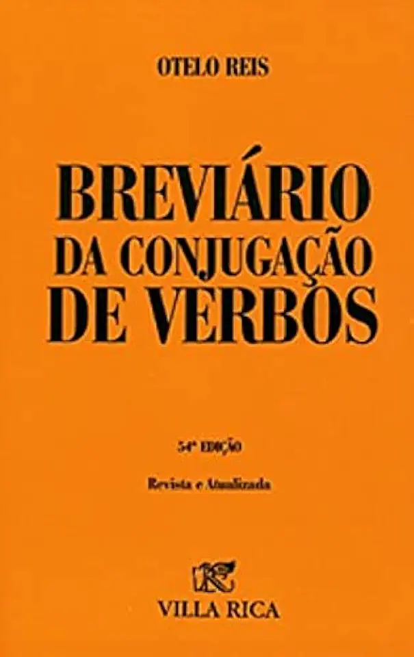 Capa do Livro Breviário da Conjugação de Verbos - Otelo Reis