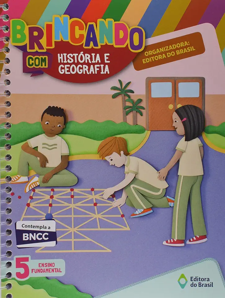 Capa do Livro Brincando - Com História e Geografia 5°ano - Joanita Souza