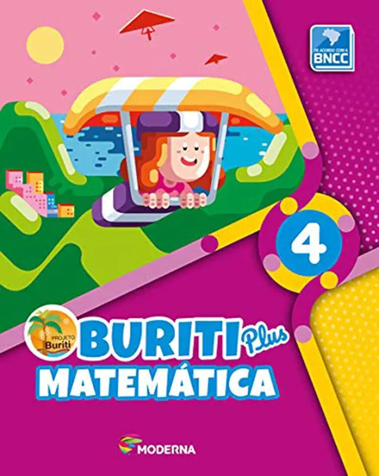 Capa do Livro Buriti Plus - Matemática - 4º ano - Vários