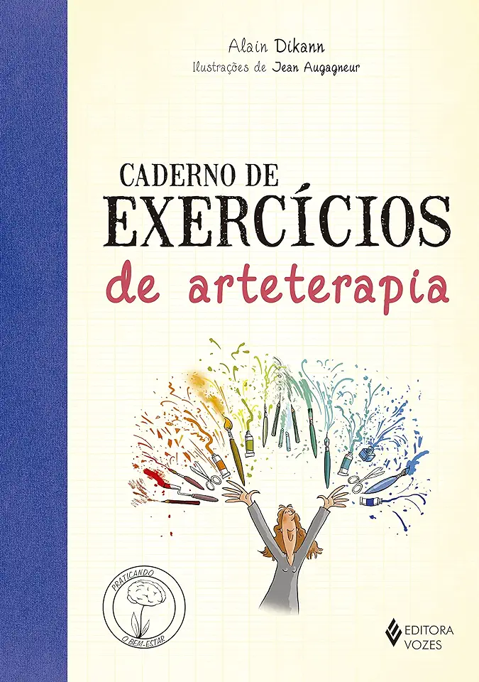 Capa do Livro Caderno de Exercícios de Arteterapia - Alain Dikann