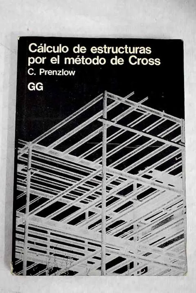 Capa do Livro Cálculo de Estructuras por El Método de Cross - C. Prenzlow