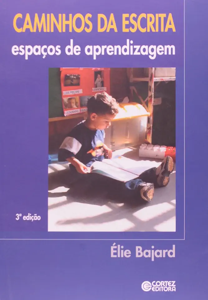 Capa do Livro Caminhos da Escrita - Espaços de Aprendizagem - Élie Bajard