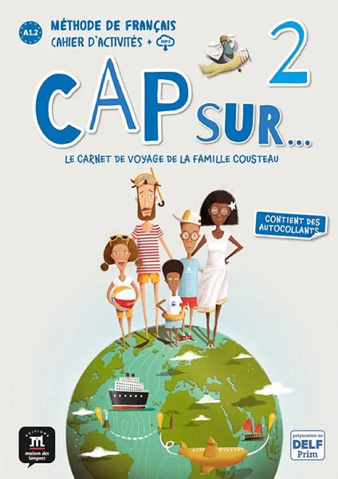 Capa do Livro Cap Sur Nouveau - Cahier D´Activites + Cd - A1.2 - Maison Des Langues