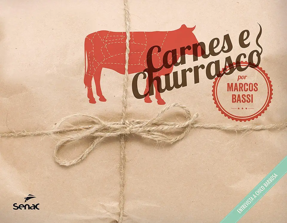 Capa do Livro Carnes e Churrasco - Marcos Bassi