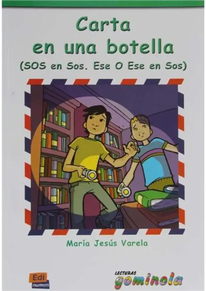 Capa do Livro Carta En una Botella - María Jesús Varela