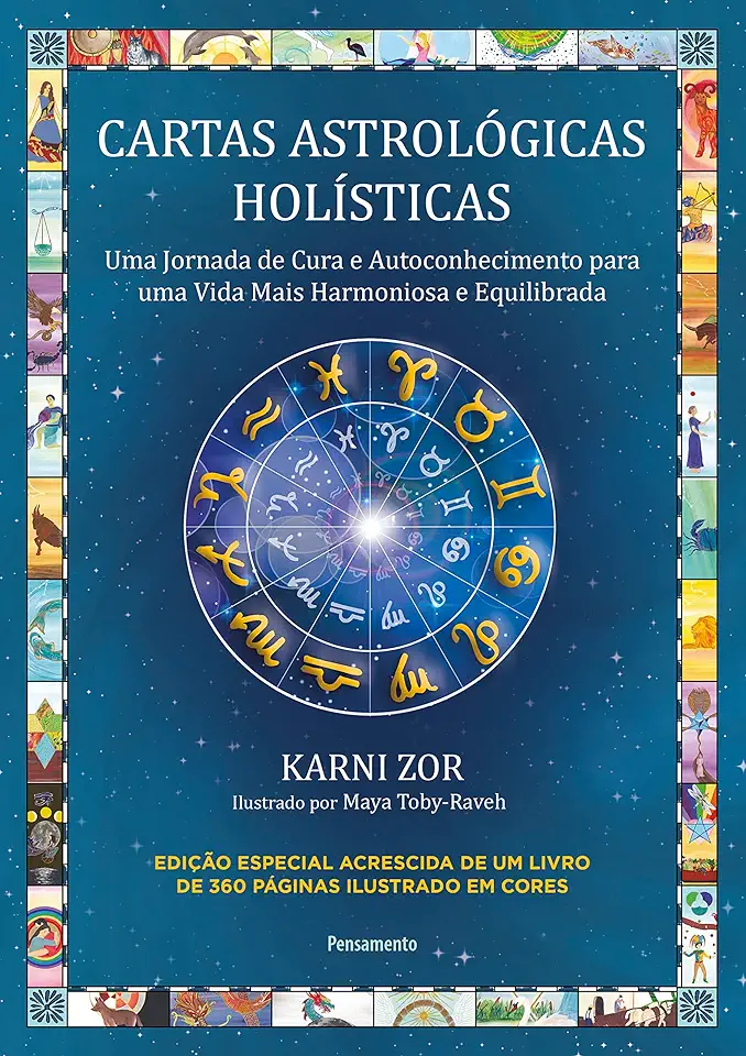 Capa do Livro Cartas Astrológicas Holísticas - Zor, Karni