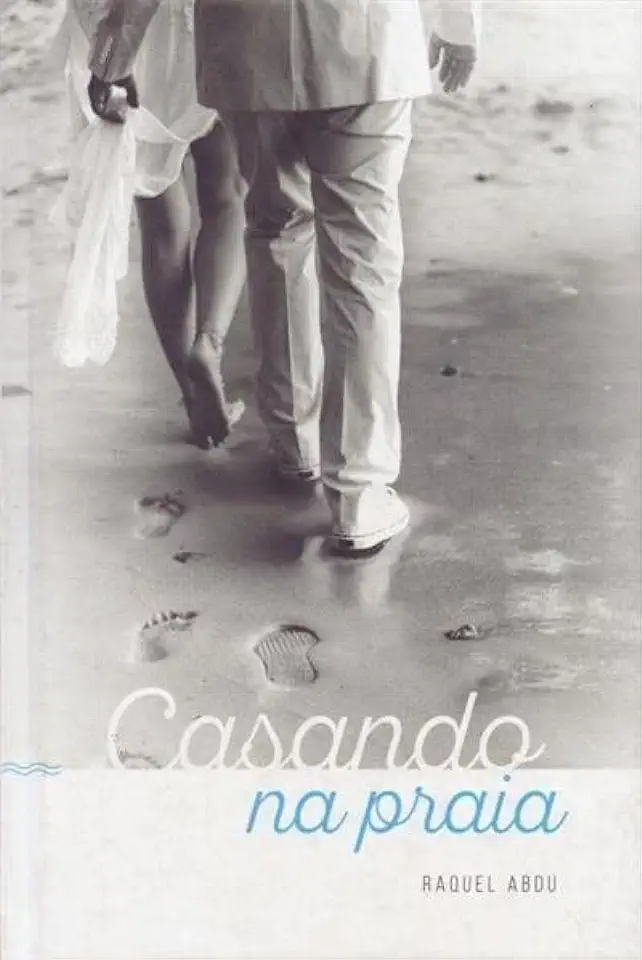 Capa do Livro Casando na praia - Raquel Abdu