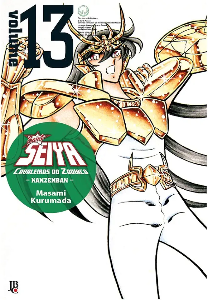 Capa do Livro Cavaleiros do Zodíaico Nº 13 - Masami Kurumada