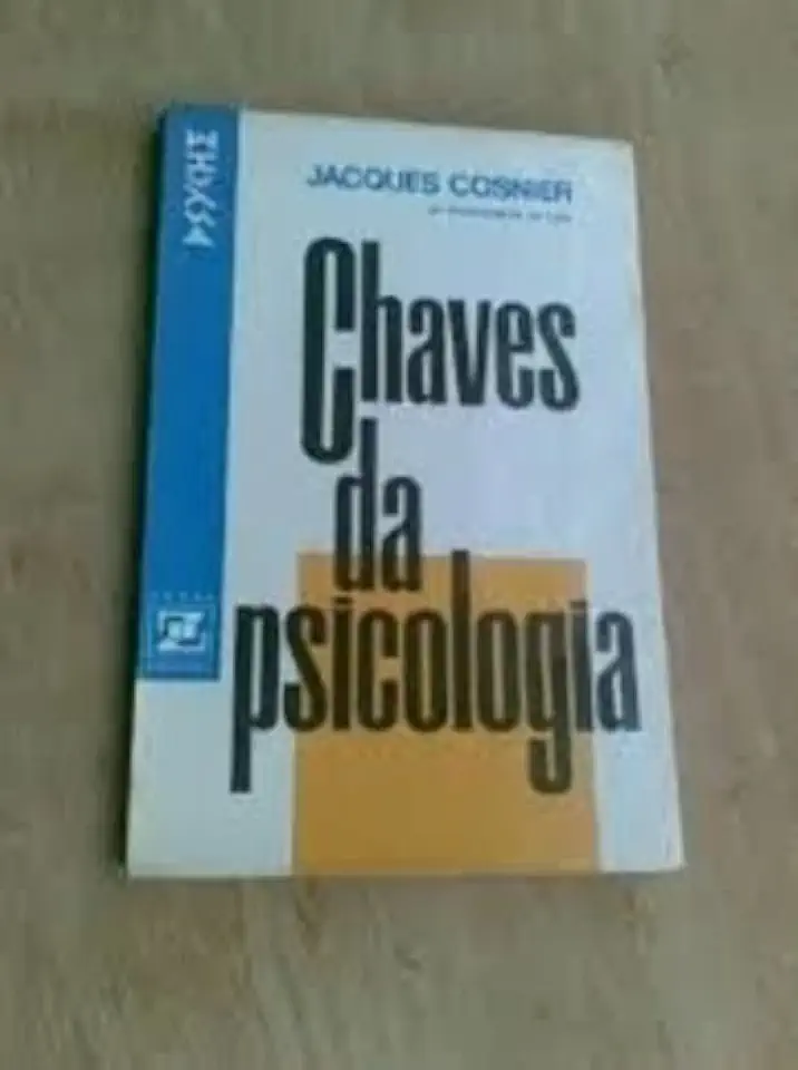 Capa do Livro Chaves da Psicologia - Jacques Cosnier