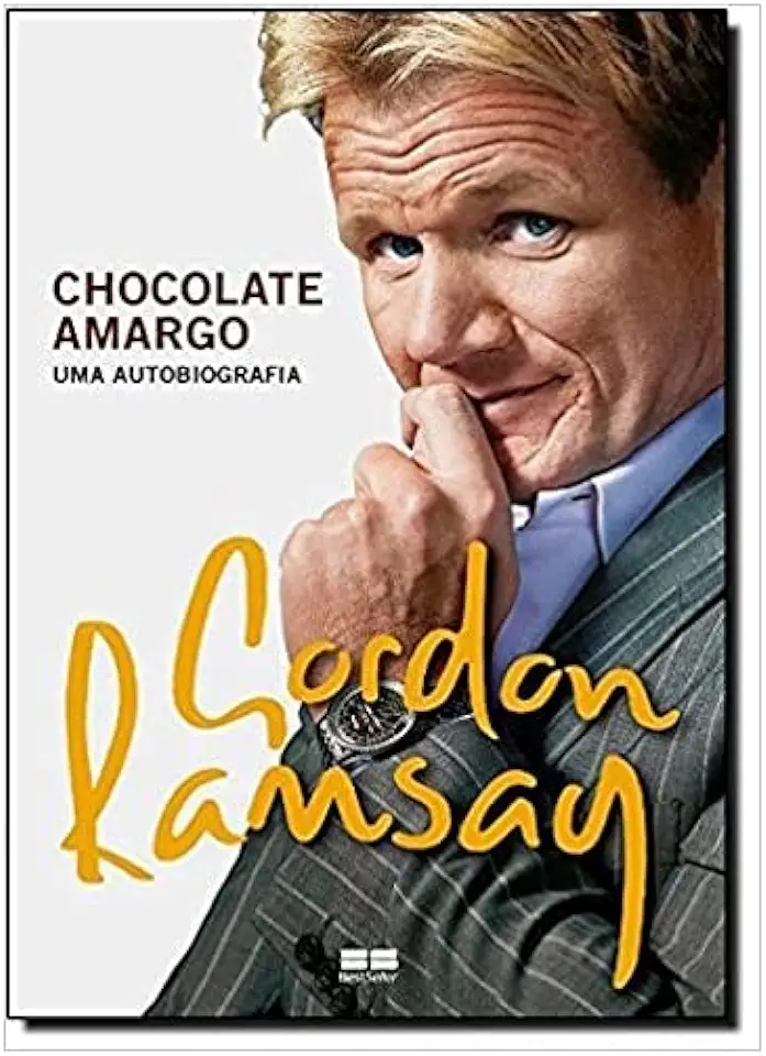 Capa do Livro Chocolate Amargo - uma Autobiografia - Gordon Ramsay