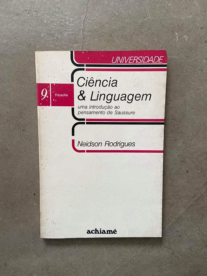 Capa do Livro Ciência e Linguagem - Neidson Rodrigues