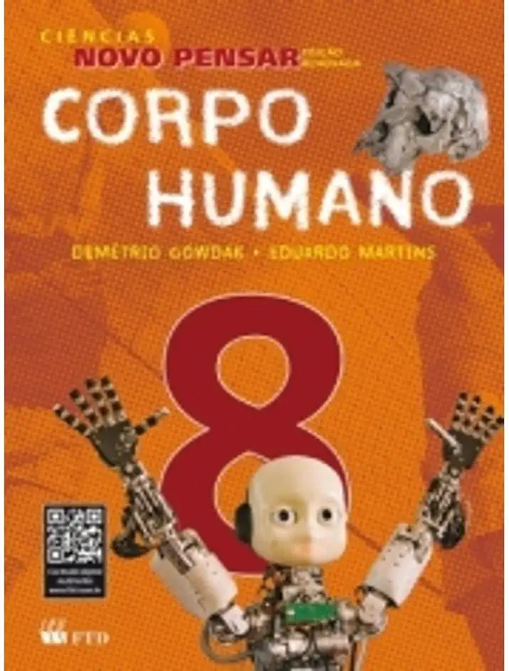 Capa do Livro Ciências Novo Pensar - Corpo Humano 8º Ano - Demétrio Gowdak / Eduardo Martins