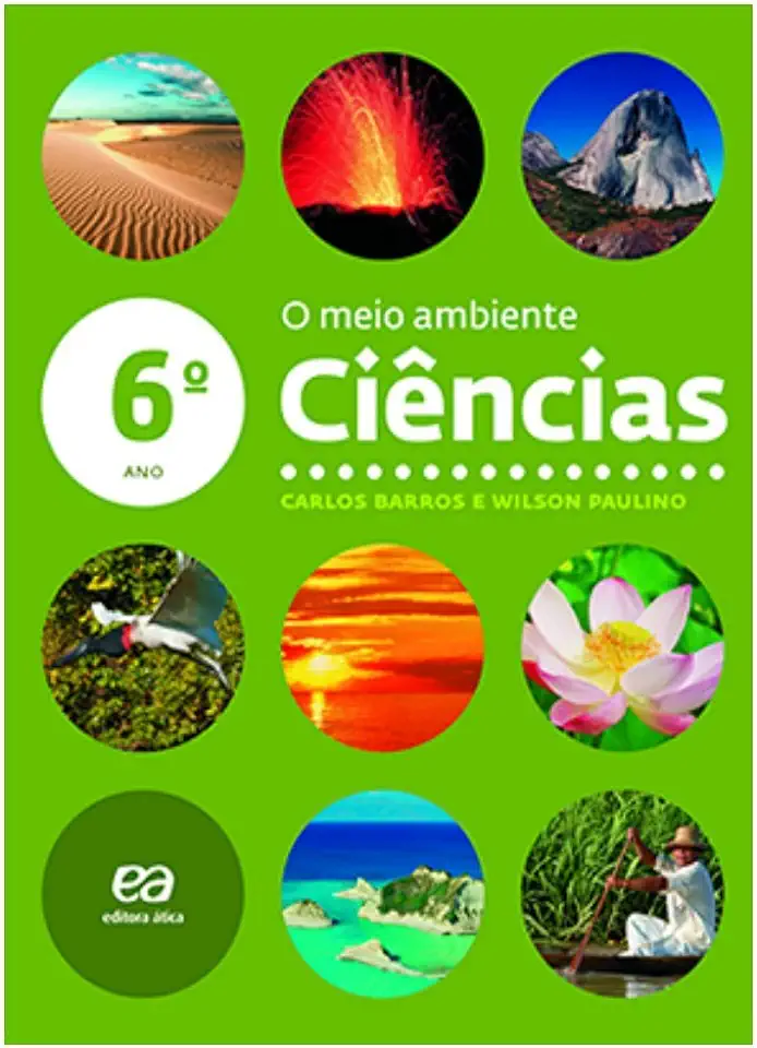 Capa do Livro Ciências: o Meio Ambiente - 6º Ano - Carlos Barros / Wilson Paulino