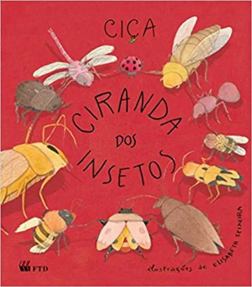 Capa do Livro Ciranda dos Insetos - Ciça