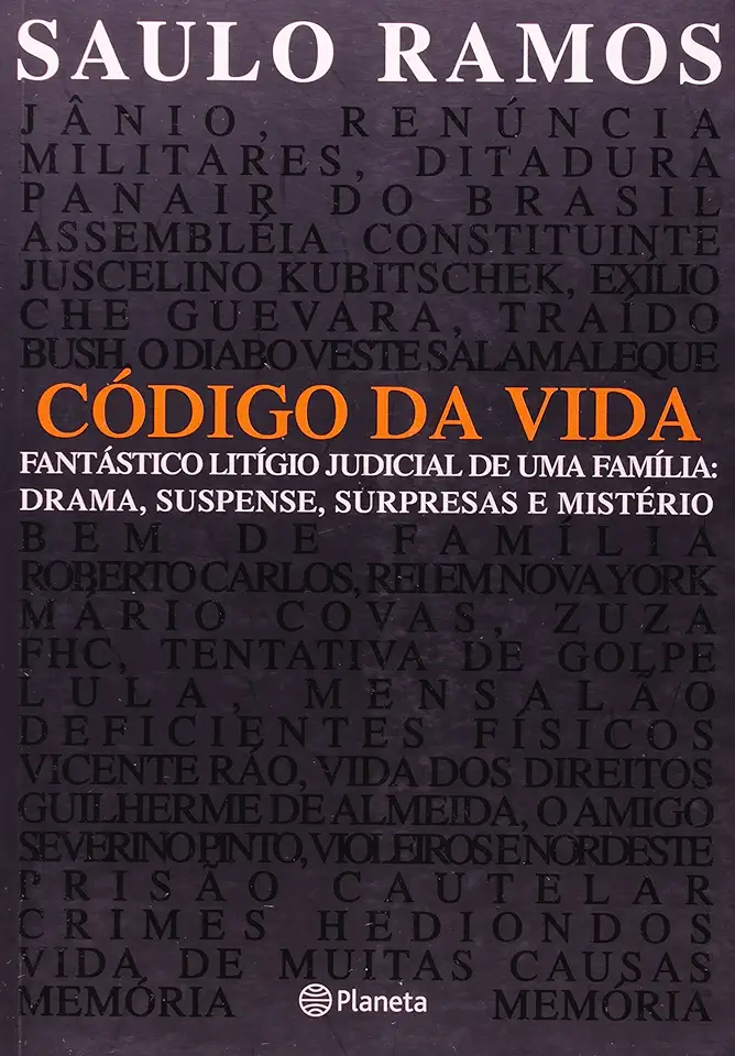 Capa do Livro Código da Vida - Saulo Ramos