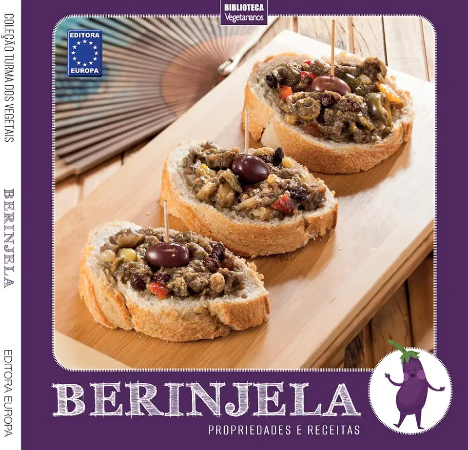 Capa do Livro Coleção Turma dos Vegetais: Berinjela - Editora Europa