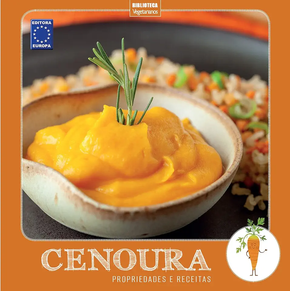 Capa do Livro Coleção Turma dos Vegetais: Cenoura - Editora Europa