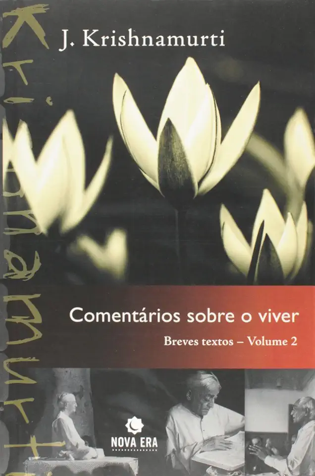 Capa do Livro Comentários Sobre o Viver - J. Krishnamurti