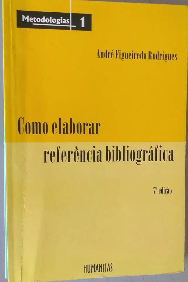 Capa do Livro Como Elaborar Referência Bibliográfica - André Figueiredo Rodrigues