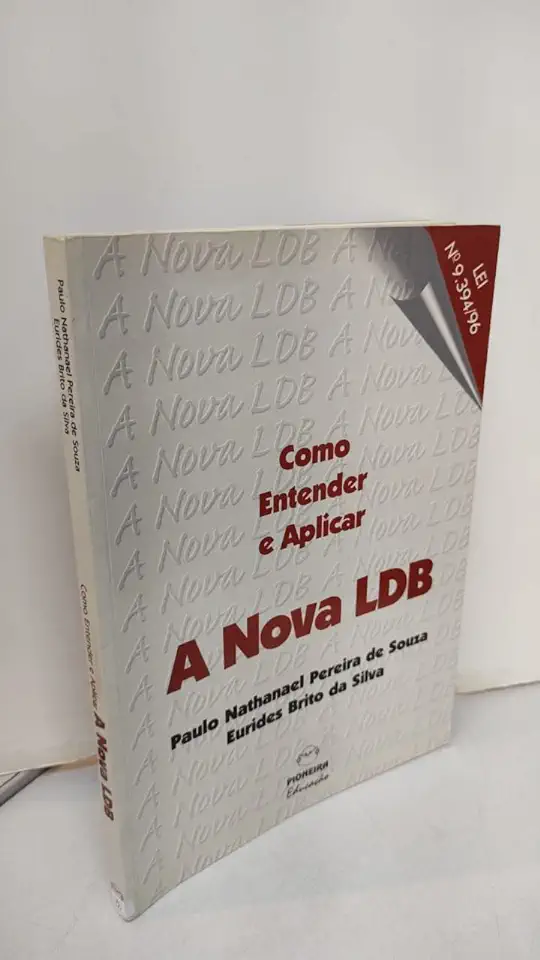 Capa do Livro Como Entender e Aplicar a Nova Ldb - Paulo Nathanael Pereira de Souza