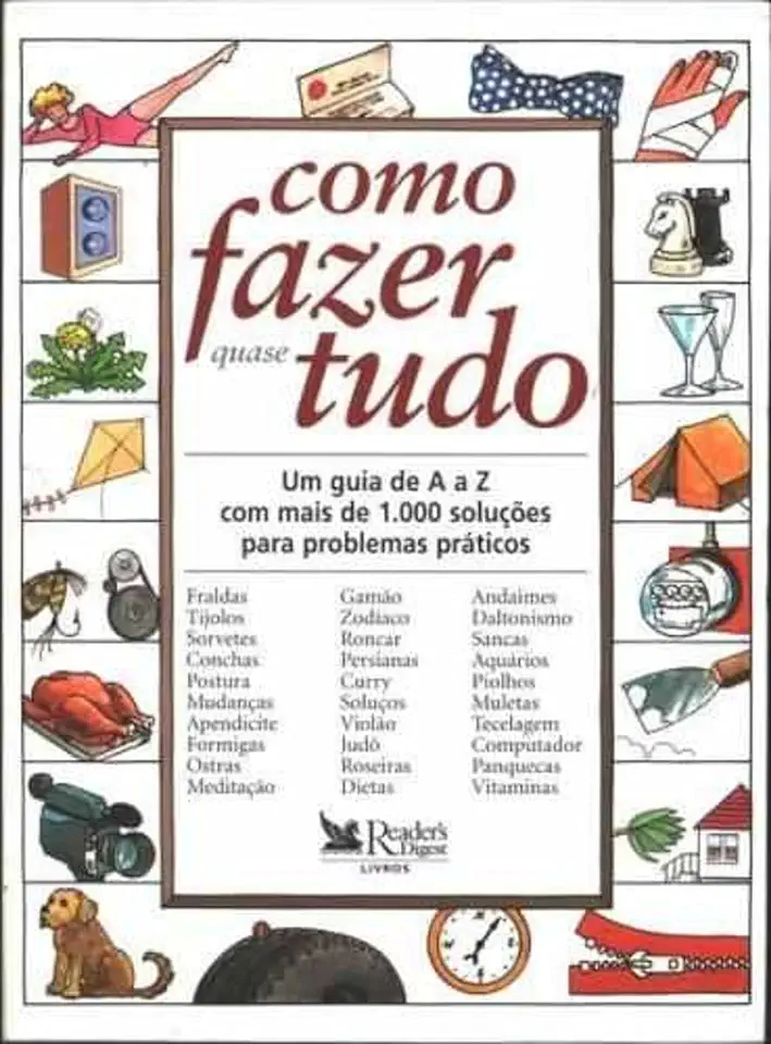 Capa do Livro Como Fazer Quase Tudo - Readers Digest