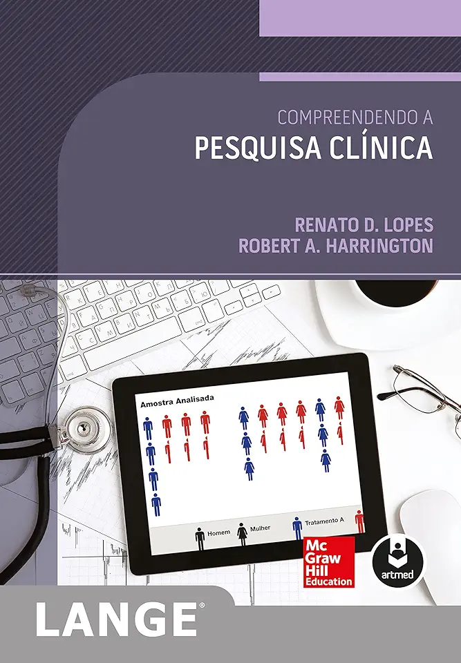 Capa do Livro Compreendendo a Pesquisa Clínica - Renato D. Lopes