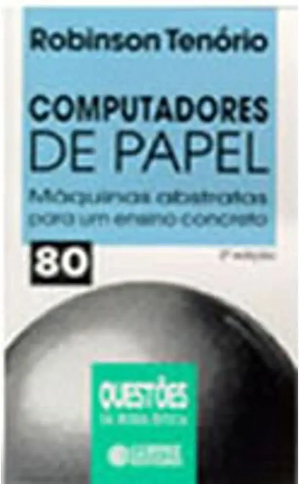 Capa do Livro Computadores de Papel - Robinson Tenório